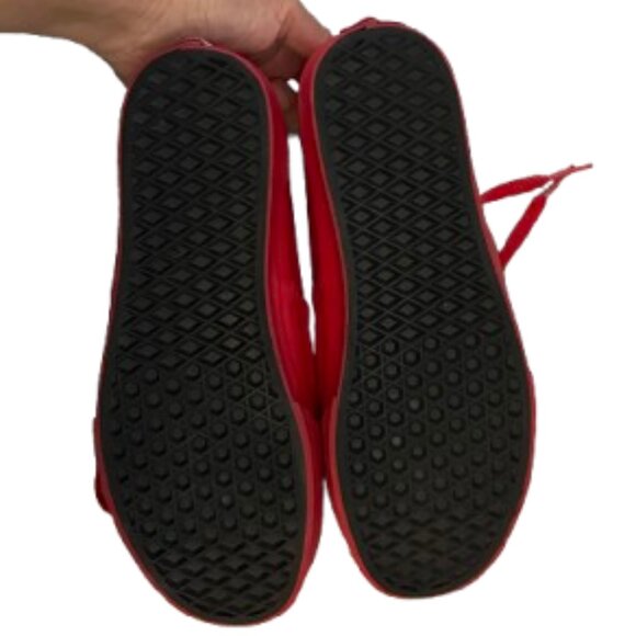 VANS Authentic True Red men's 7 shoes lace-up women's 8.5 - Picture 5 of 11